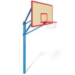 Стенд баскетбольний FIBA InterAtletika, щит фанера вологостійка 1800х1050 мм, код: УТ417-SM
