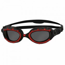 Окуляри для плавання Zoggs Predator Flex Pol розмір R, червоно-чорні, код: 749266388476