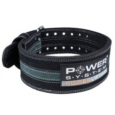 Пояс шкіряний для пауерліфтингу Power System PowerLifting Line L, чорний-сірий, код: PS-3800_L_Black_Grey Пояс шкіряний для пауерліфтингу Power System PowerLifting Line L, чорний-сірий, код: PS-3800_L_Black_Grey