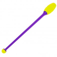 Булава для художньої гімнастики FitGo фіолетовий-жовтий, код: C-6175_VY