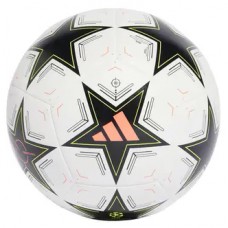 М"яч футбольний Adidas UCL TRN  №5, білий-чорний-помаранчевий, код: 4067896820101