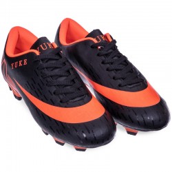 Бутси футбольні Yuke розмір 41 (27см), чорний-помаранчевий, код: 1820_41BKOR