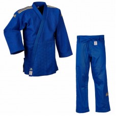 Кімоно для дзюдо Adidas Champion II з ліцензією IJF, розмір 170, синій, код: 15594-635