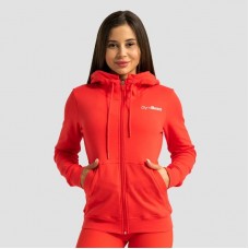Толстовка жіноча на блискавці GymBeam Clothing Limitless XS, яскраво-червоний, код: 221121-GB