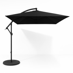 Парасоля садова регульована WCG з нахилом 2500х2500 мм + чохол, чорний, код: W-7055BL-IF Парасоля садова регульована WCG з нахилом 2500х2500 мм + чохол, чорний, код: W-7055BL-IF