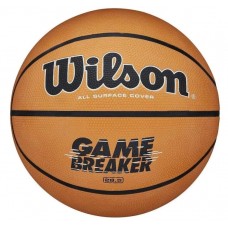 М'яч баскетбольний Wilson Gambreaker BSKT OR, розмір 5, синій-салатовий, код: 887768909123