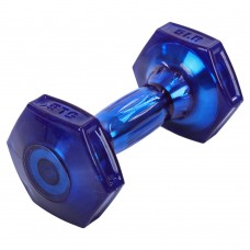 Гантель для фітнесу з TPU покриттям Zelart Jelly Urethane Coated Dumbbells 1х2,3кг, фіолетовий, код: TA-2946-5LB-S52