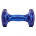 Гантель для фітнесу з TPU покриттям Zelart Jelly Urethane Coated Dumbbells 1х2,3кг, фіолетовий, код: TA-2946-5LB-S52