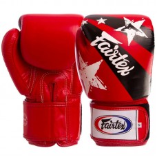 Рукавички боксерські Fairtex Nation Print шкіряні 14 унцій, червоний-чорний, код: BGV1N_14R-S52 Рукавички боксерські Fairtex Nation Print шкіряні 14 унцій, червоний-чорний, код: BGV1N_14R-S52