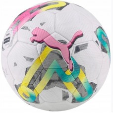 М'яч футбольний Puma Orbita 6 MS 430, №5, білий-рожевий, код: 4065449747974