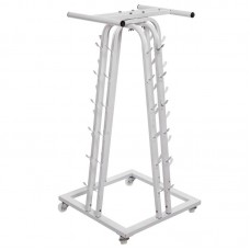 Стійка для гантелей чотиристороння Zelart 490х490х1020мм, білий, код: SC-8032-S52