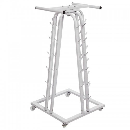 Стійка для гантелей чотиристороння Zelart 490х490х1020мм, білий, код: SC-8032-S52