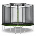 Садовий батут Zipro Jump Pro із зовнішньою сіткою 8FT 252 см, зелений-чорний, код: M-979602-IN