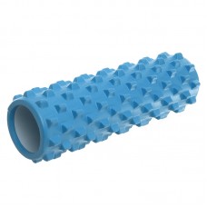 Роллер для занять йогою і пілатесом FitGo Grid Rumble Roller, синій, код: FI-4942_BL