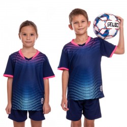 Форма футбольна дитяча PlayGame розмір 2XS, ріст 130, темно-синій-синій, код: D8836B_2XSDBLBL
