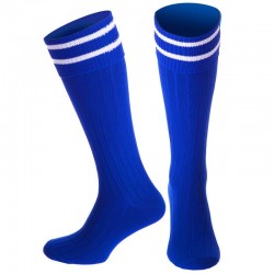 Гетри футбольні Zelart розмір 40-45, синій, код: CO-5601_BL