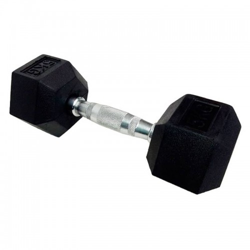 Гантель шестигранна обрезиненного BioGym 1х5кг, код: DD 6442-5 Гантель шестигранна обрезиненного BioGym 1х5кг, код: DD 6442-5