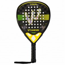 Набір для падел-тенісу Camewin Pro 1 ракетка у чохлі, жовтий-чорний, код: BT-6530_Y