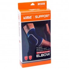 Захист ліктя амортизуючий LiveUp Elbow Support S/M, синій, код: 2017030600023