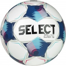 М"яч футбольний Select Brillant Super FIFA TB v25 №5, білий-блакитний, код: 5703543465064