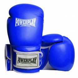 Боксерські рукавиці PowerPlay сині 12 унцій, код: PP_3019_12oz_Blue