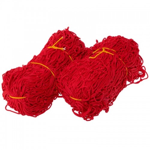 Сітка на ворота футбольні посиленої міцності PlayGame Еліт 1,5 7,5x2,55x1,05м 2шт червоний, код: SO-9566_R