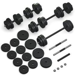 Гантелі з функцією штанги 2в1 Fit-On 43кг, код: 2020-0009