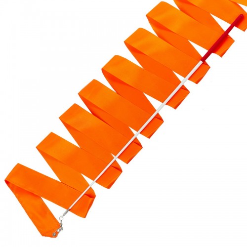 Стрічка для художньої гімнастики FitGo Lingo помаранчевий, код: C-3248_OR