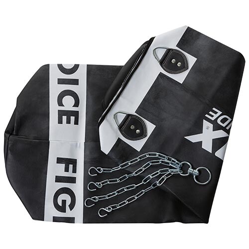 Чохол для боксерського мішка RDX 35х120 см, чорно-білий, код: D-X120W-WS Чохол для боксерського мішка RDX 35х120 см, чорно-білий, код: D-X120W-WS