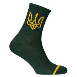 Шкарпетки Camotec Тризуб 39-42, зелений, код: 2908010160623