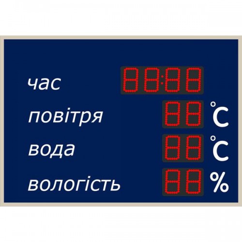 Табло для басейну LedPlay (1000х700), код: CHB1003