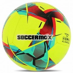 М"яч футбольний Soccermax №5 PU, жовтий, код: FB-4137_Y