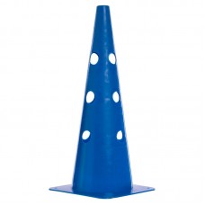Конус-фішка для тренувань з отворами для штанги PlayGame 48 см, синій, код: C-5431_BL