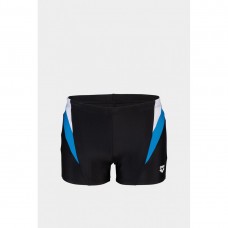 Плавки-боксери чоловічі Arena Swim Short Panel, розмір M (85), чорний-білий-блакитний, код: 3468336852460