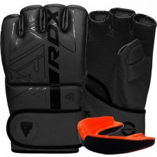 Рукавиці для ММА RDX F6 Kara Matte XL, чорний, код: GGR-F6MB-XL