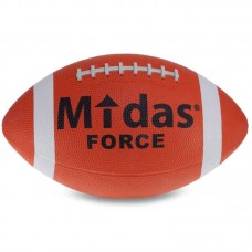 М"яч для американського футболу PlayGame Midas force (гума, помаранчевий), код: FB-3715-S52