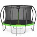 Батут із внутрішньою сіткою 4Fizjo PRO 14FT 435 см, чорний-зелений, код: P-5907739314192