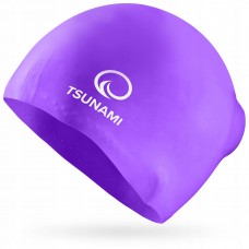 Шапочка для плавання Tsunami Standard, фіолетовий, код: P-5905973401869