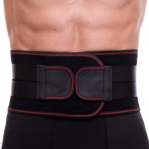 Пояс корсет із металевими вставками для підтримки хребта Sibote M, чорний, код: ST-7052_MBK-S52 Пояс корсет із металевими вставками для підтримки хребта Sibote M, чорний, код: ST-7052_MBK-S52