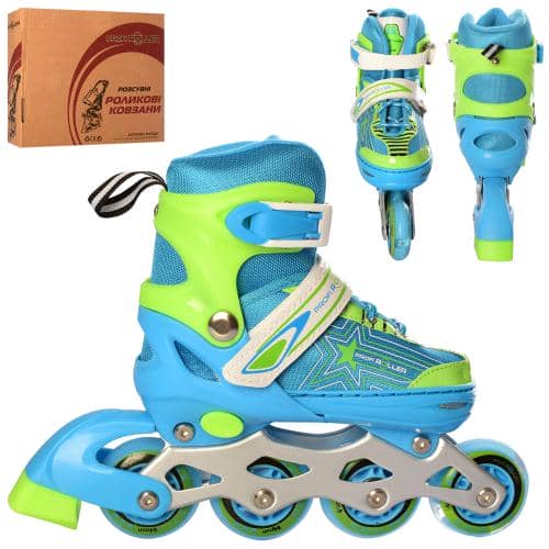 Ролики дитячі розсувні Profi розмір 31-34, код: A4138-S-BL-MP Ролики дитячі розсувні Profi розмір 31-34, код: A4138-S-BL-MP