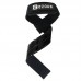 Лямки для тяги Ezous Lifting Straps 580x38 мм, 2шт, чорний, код: B-06