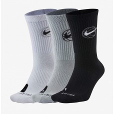 Шкарпетки баскетбольні Nike Everyday 3 пари, розмір 42-46, різнокольоровий, код: 2023111300027