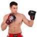 Боксерські рукавиці шкіряні Twins 14 унцій, чорний-червоний, код: BO-5058_14R Боксерські рукавиці шкіряні Twins 14 унцій, чорний-червоний, код: BO-5058_14R