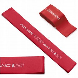 Резинка для фітнесу 4Fizjo Mini Power Band 0.4 мм 1-3 кг, червоний, код: 4FJ0009