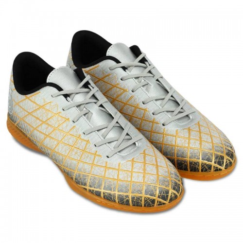 Футзалки взуття для міні-футболу Lijin, розмір 40, срібний-золотий, код: 333-39-45-2_40