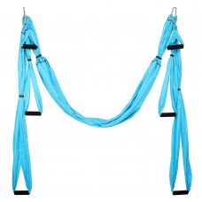 Гамак для йоги Antigravity Yoga Zelart 2340x1340 мм, блакитний, код: FI-5453-S52