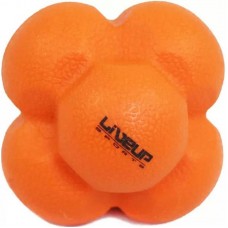 М"яч для тренування реакції LiveUp Reaction Ball 66 мм, помаранчевий, код:  6951376109221-SR