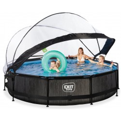 Басейн каркасний для дітей з куполом Exit "чорне дерево" 360 х 76 см, код: 30.32.12.90 Басейн каркасний для дітей з куполом Exit "чорне дерево" 360 х 76 см, код: 30.32.12.90