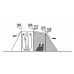 Намет чотиримісний Easy Camp Hamra 4 (120494), код: 931570-SVA