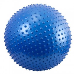 М'яч фітнеса масажний FitGo 550 мм, сірий, код: 5415-1GR-WS